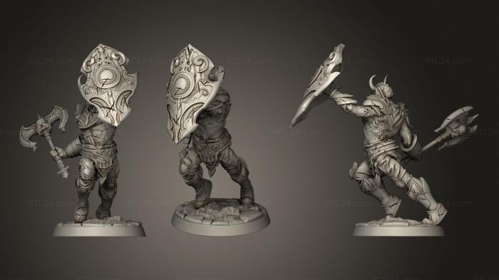 Military figurines (Dahram, STKW_0779) 3D models for cnc